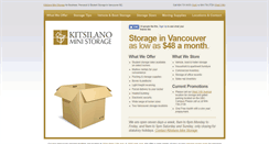 Desktop Screenshot of kitsministorage.com